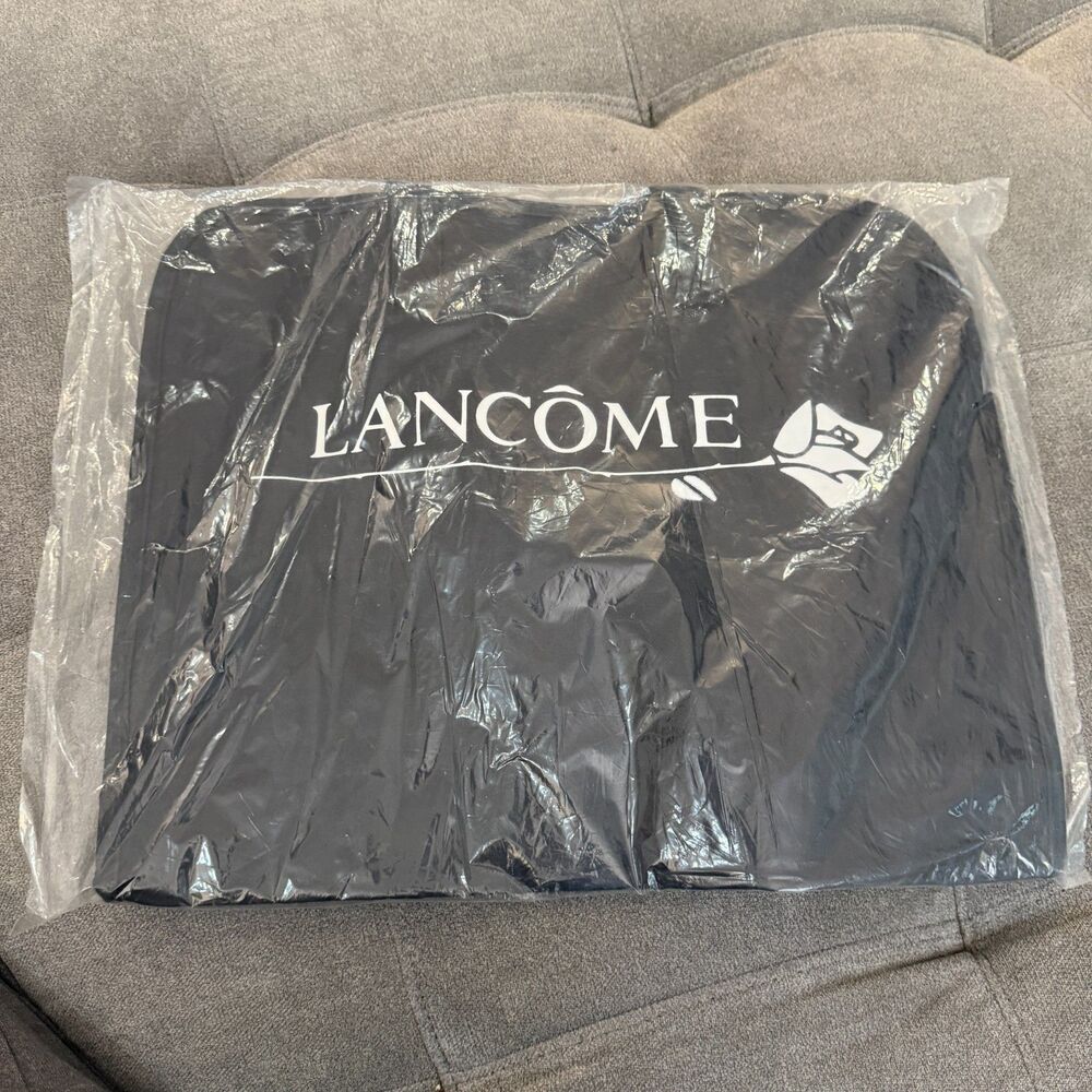 Lancome - Vintage - NEW Tote Bag Black Rose with Black Border